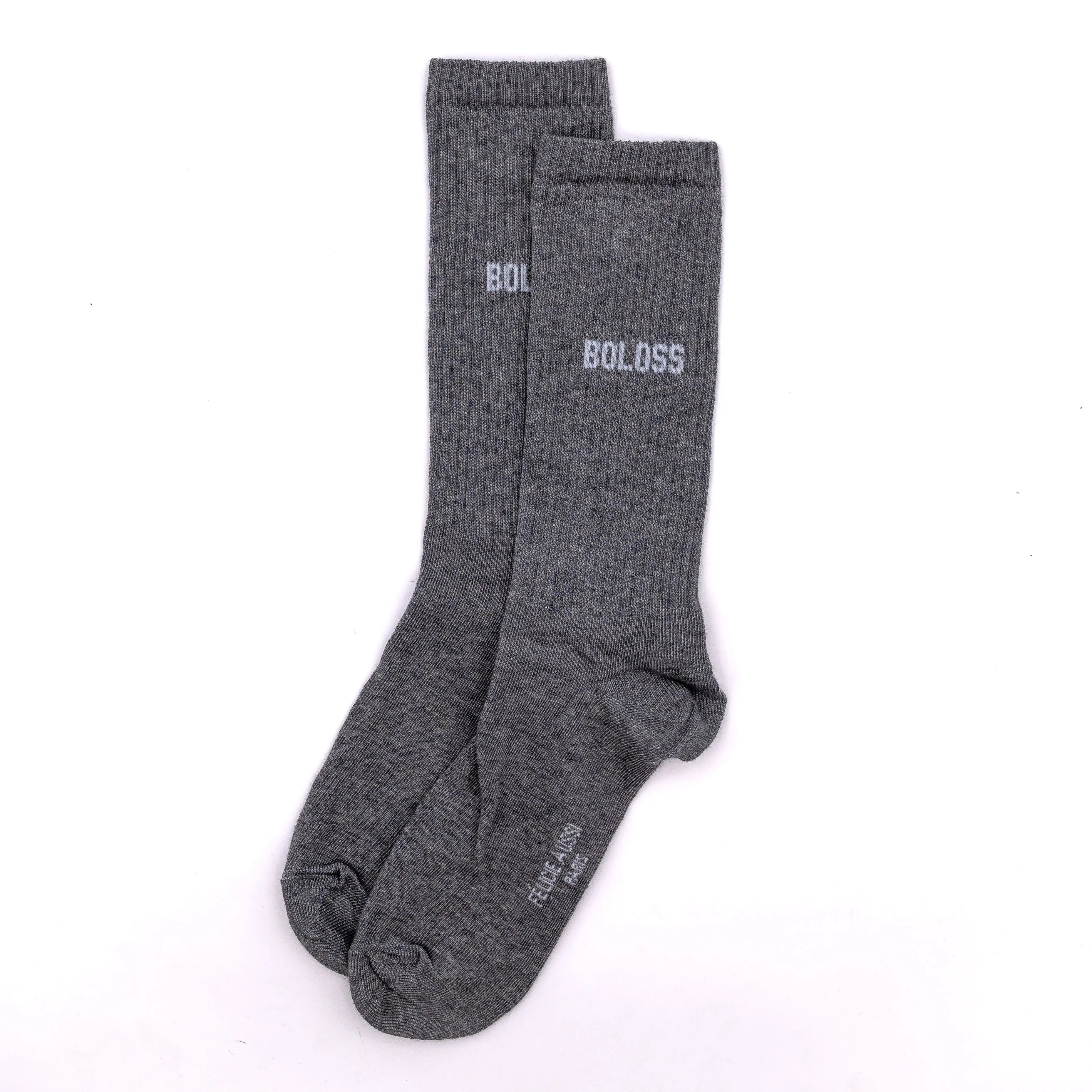 Chaussettes BOLOSS gris chiné 40/45