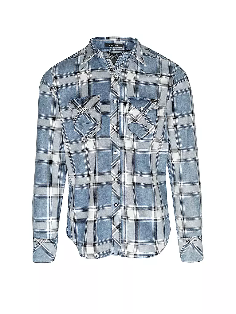 REPLAY Hemd  blau