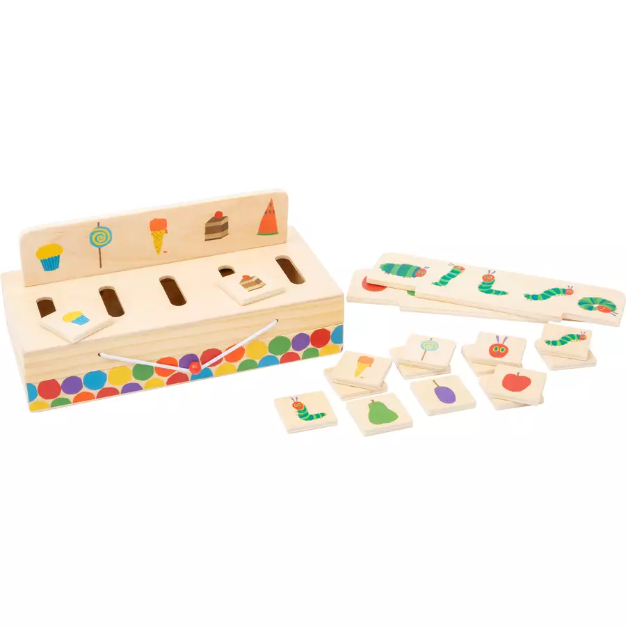small foot® Raupe Nimmersatt Bildersortierbox