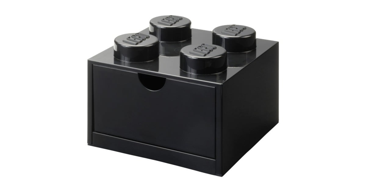 Room CopenhagenLEGO Brick Drawer 4 Zwart opbergdoos  (Zwart)