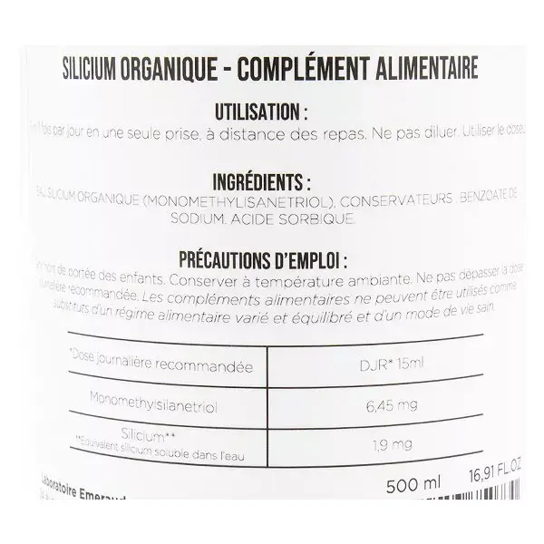 Hélé Regenerate Organic Silicon 500ml