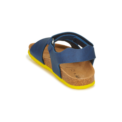 Geox - GHITA BOY - Bleu / Jaune