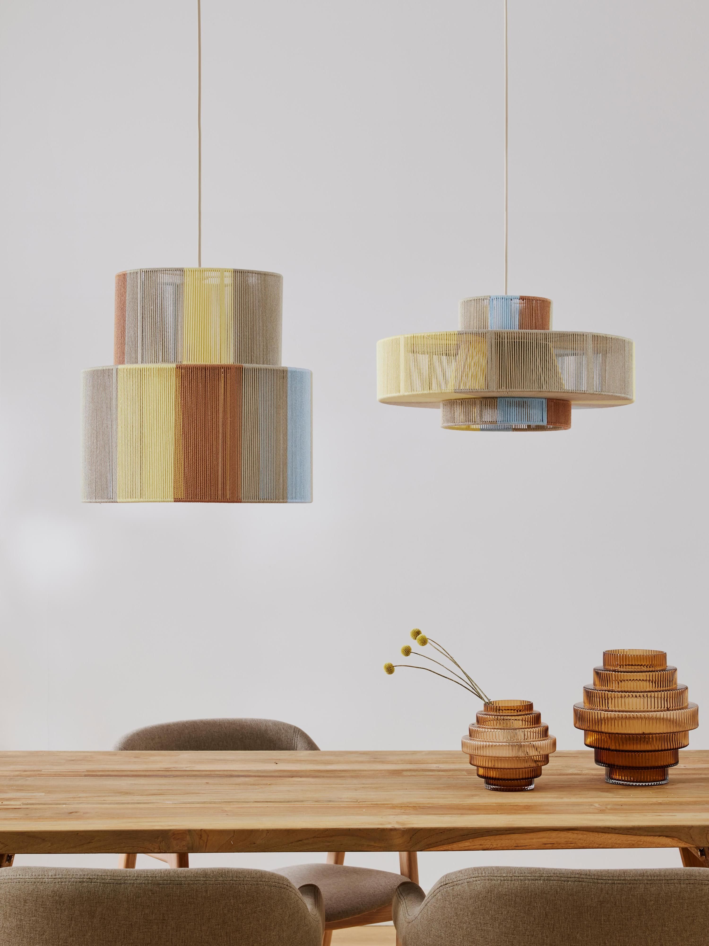 Hanglamp Lace van linnen draden