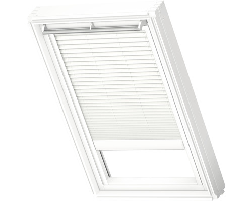 Velux plisségordijn, op zonne-energie, wit, effen kleur, FSL C02 1016SWL