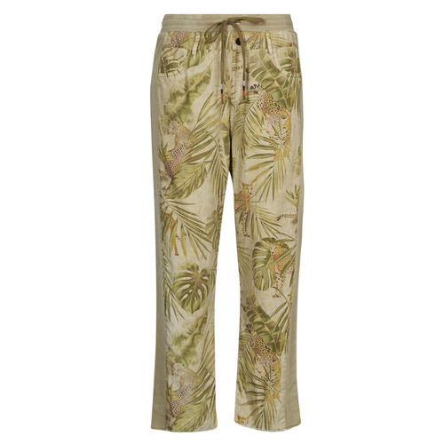 Desigual - PANT_JUNGLE - kaki / Multicolore