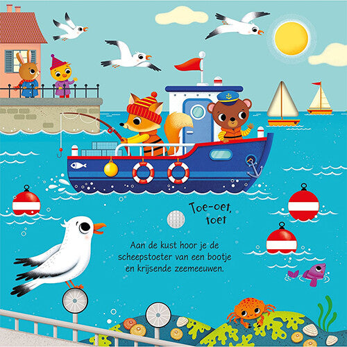 Uitgeverij usborne geluidenboek laten we gaan!