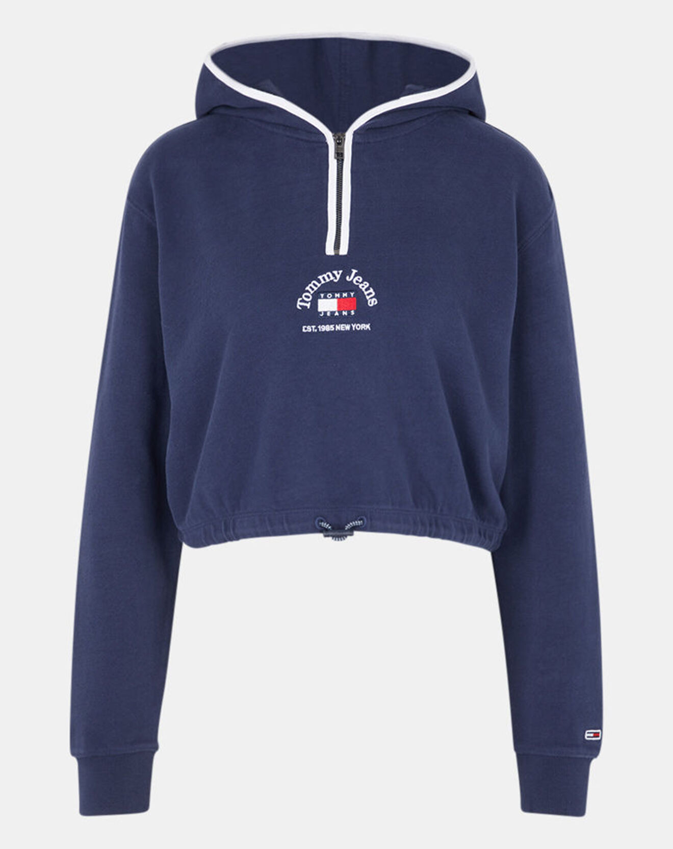Tommy Jeans Sweat Crop bleu marine