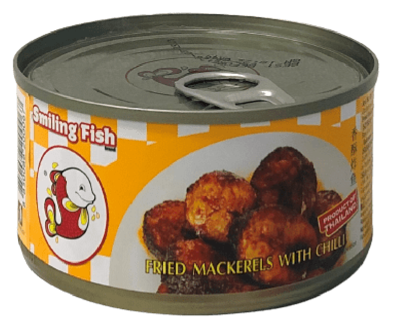 Smiling Fish Gebakken Makreel met Chili 90g