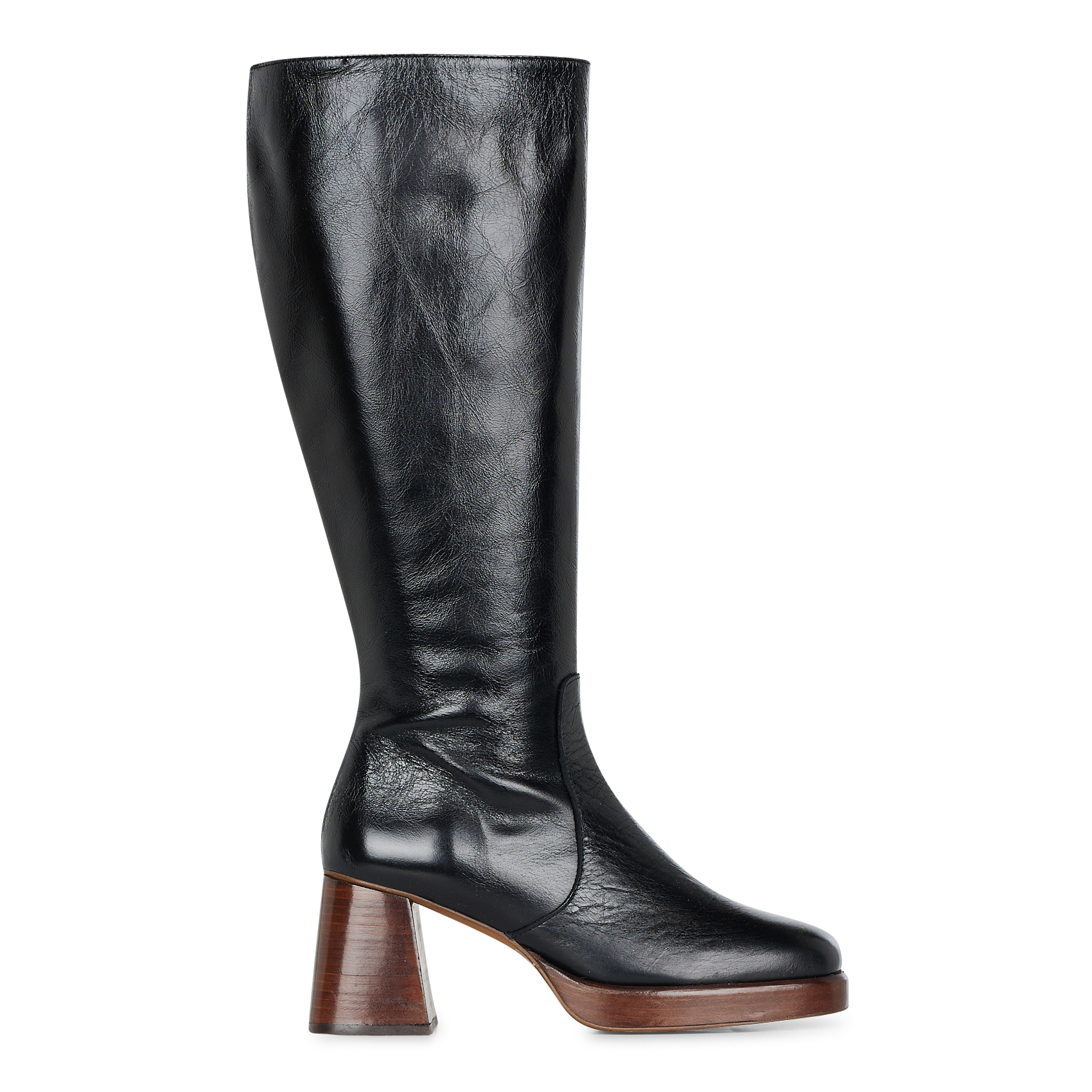 BETINA M - Bottes en cuir | Noir