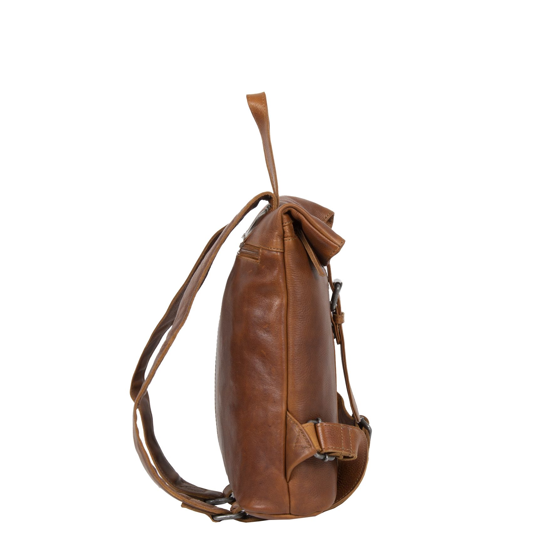 Justified Nynke Roll Backpack Cognac