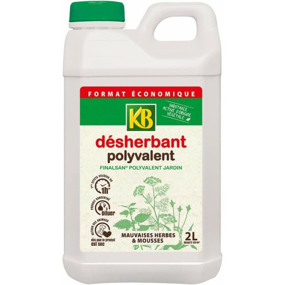 Kb-désherbant polyvalent jardin-cours-allée finalsan - 2l