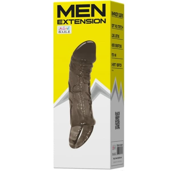 Baile - Penisforlengelsesskjede med stropp for testikler 11,5 cm