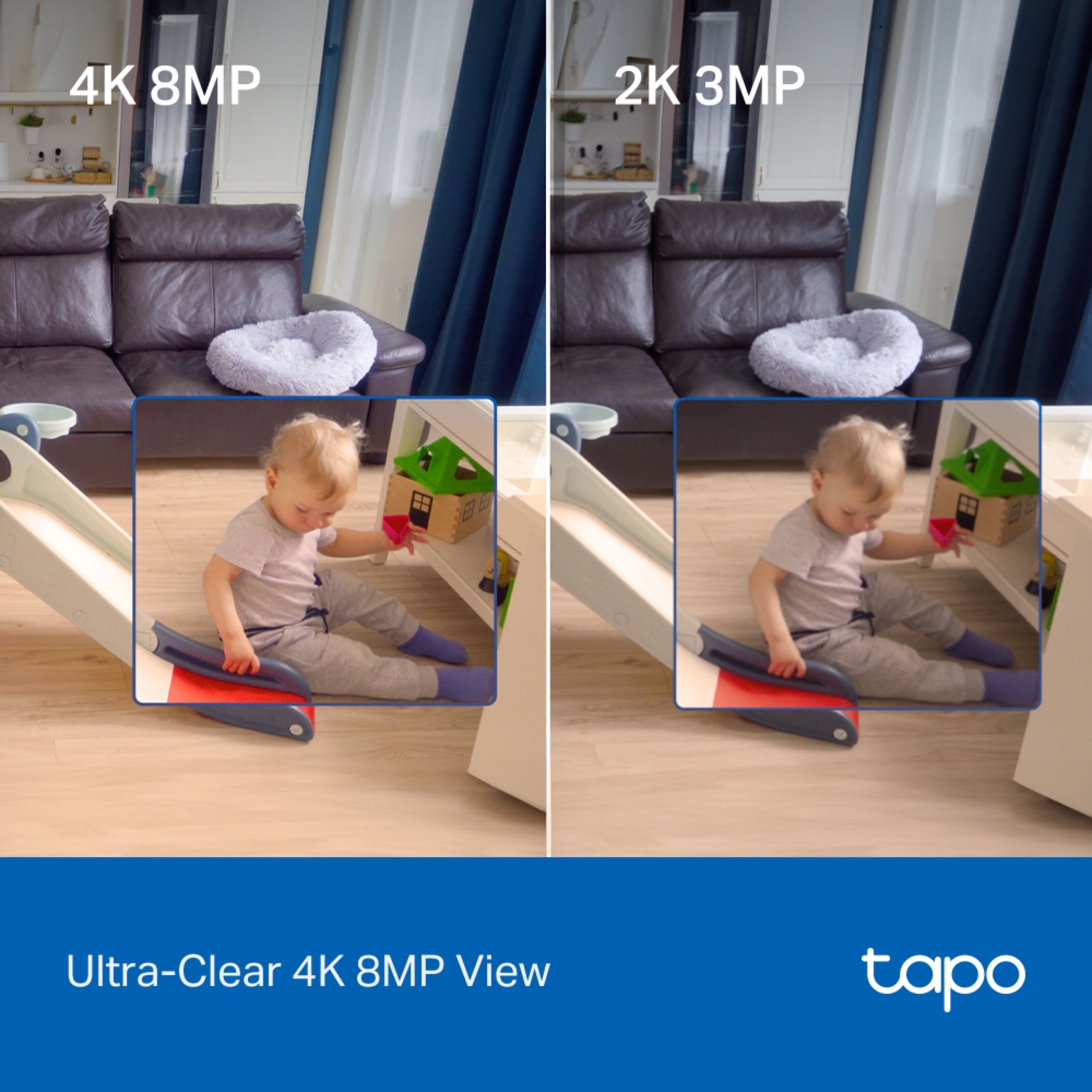 TP-link Tapo C260 Pan/Tilt AI Trådløst Overvåkingskamera