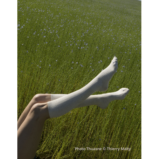 Chaussettes de contention classe 2 femme Thuasne Venoflex Fast Lin