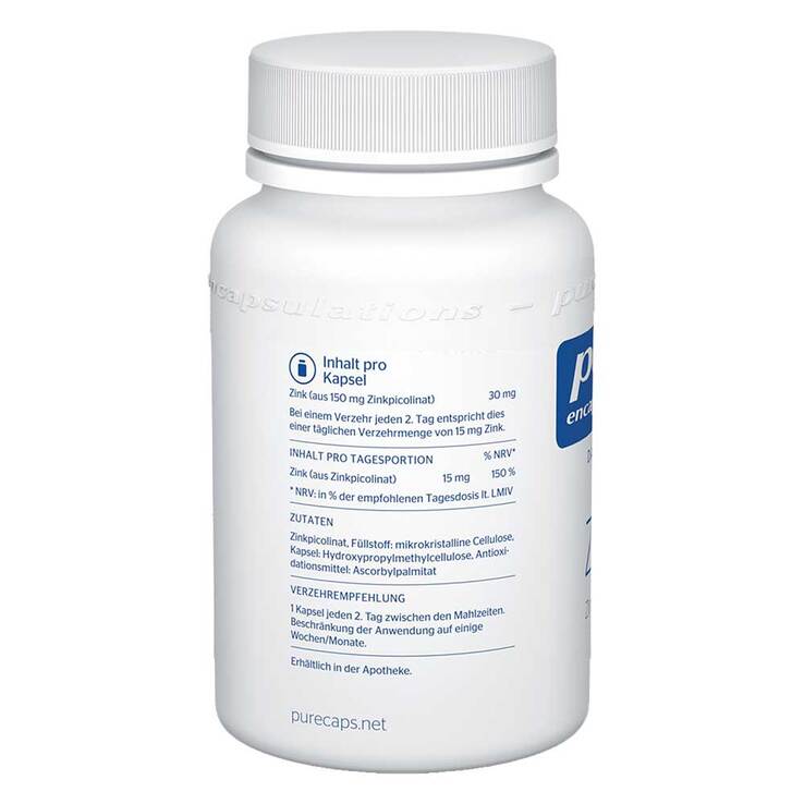 Pure Encapsulations Zink Zinkpicolinat Kapseln, 180 St