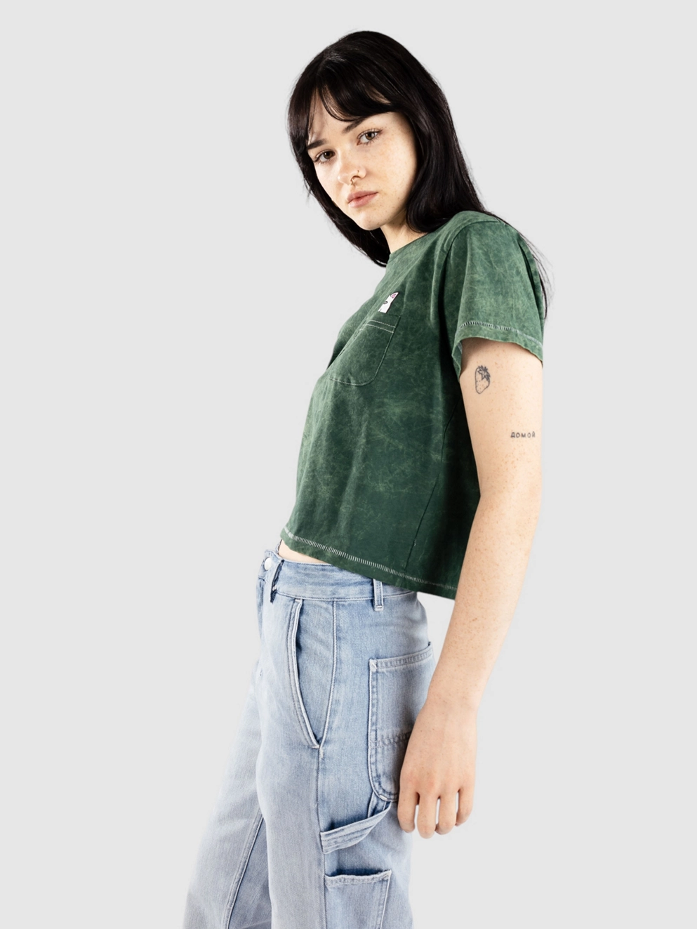 RIPNDIP Lord Nermal Pocket T-Shirt hunter mineral wash