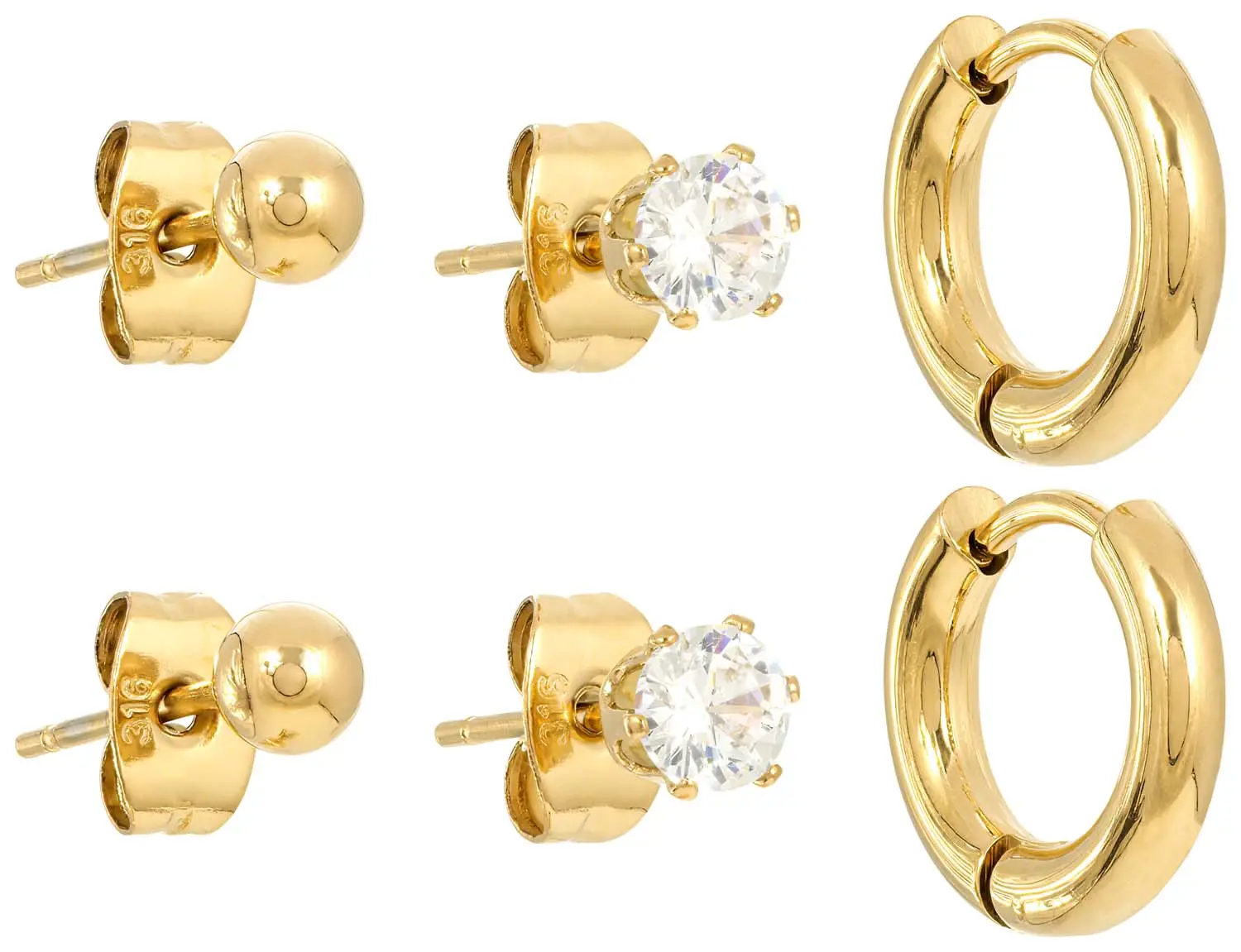 Ohrstecker-Set - Iconic Trio