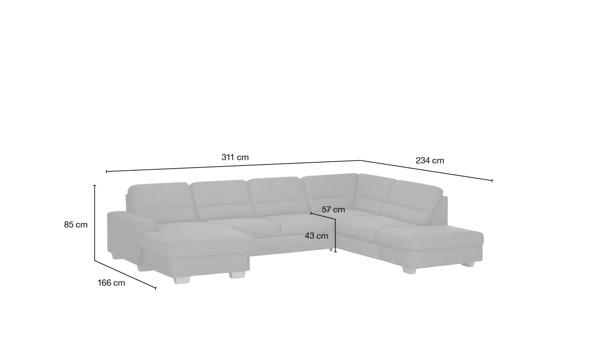 meinSofa Wohnlandschaft Marc