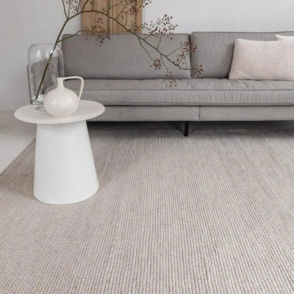 Interieur05 Wollen Vloerkleed Ivoor wit Vik - 340 x 240 cm
