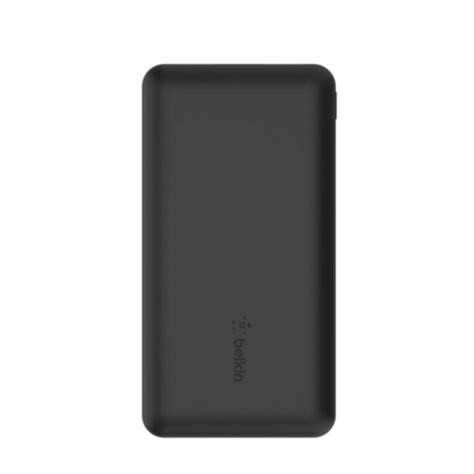 (15W) 10000mAh Boost Charge Dual USB A / USB C Powerbank Ladegerät inkl. Ladekabel (BPB011btBK) - Schwarz