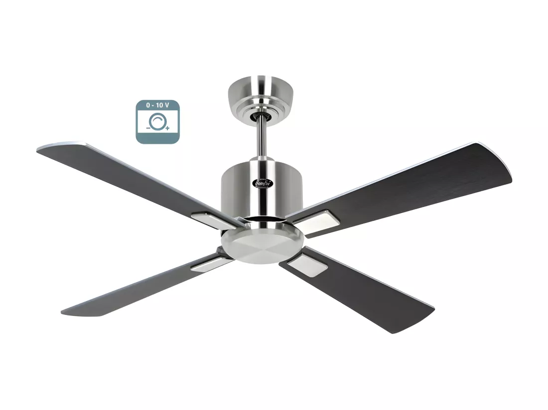 ECO NEO III 103, Ventilateur sans lumière Corps en acier brossé, CasaFan