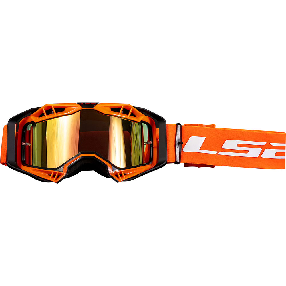 LS2 - Masque Aura Pro Orange fluo / Noir