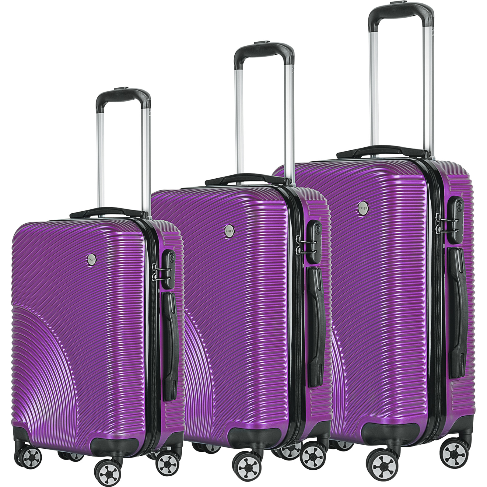 Koffer Tim S 57x36x21cm purple 4R