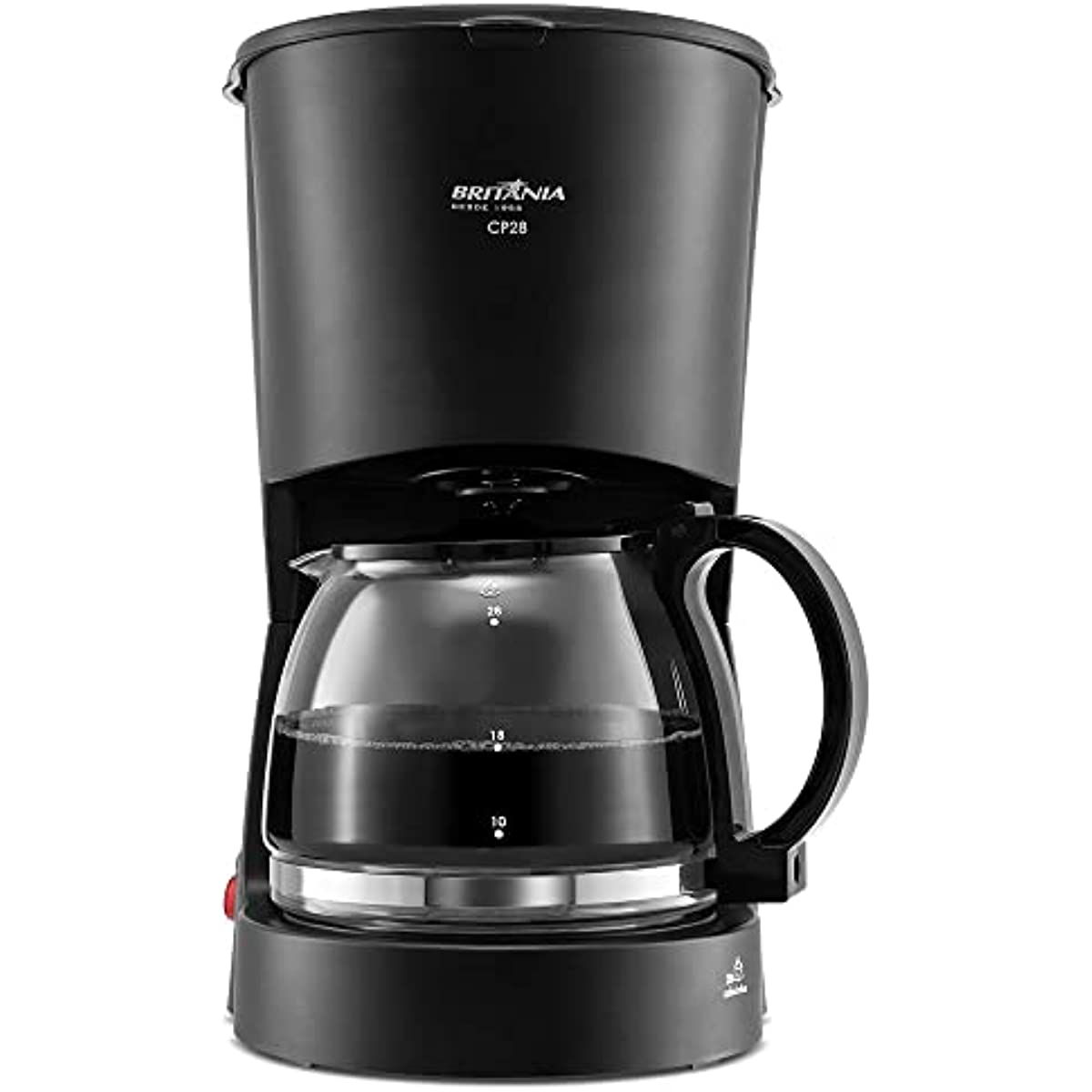 Cafeteira, CP28, 28 xicaras, Preto, 110V, Brit&acirc;nia
