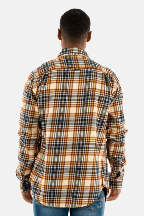 Chemise superdry lumberjack 7bq portland check white