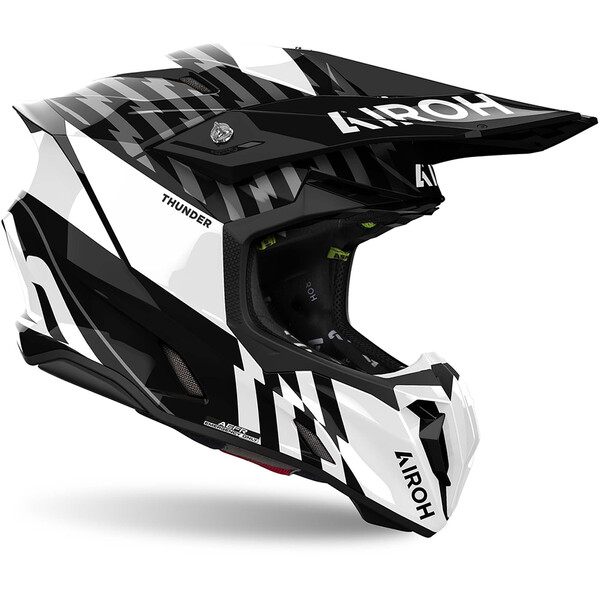 Airoh - Casque Twist 3 Thunder Noir / Blanc / Brillant