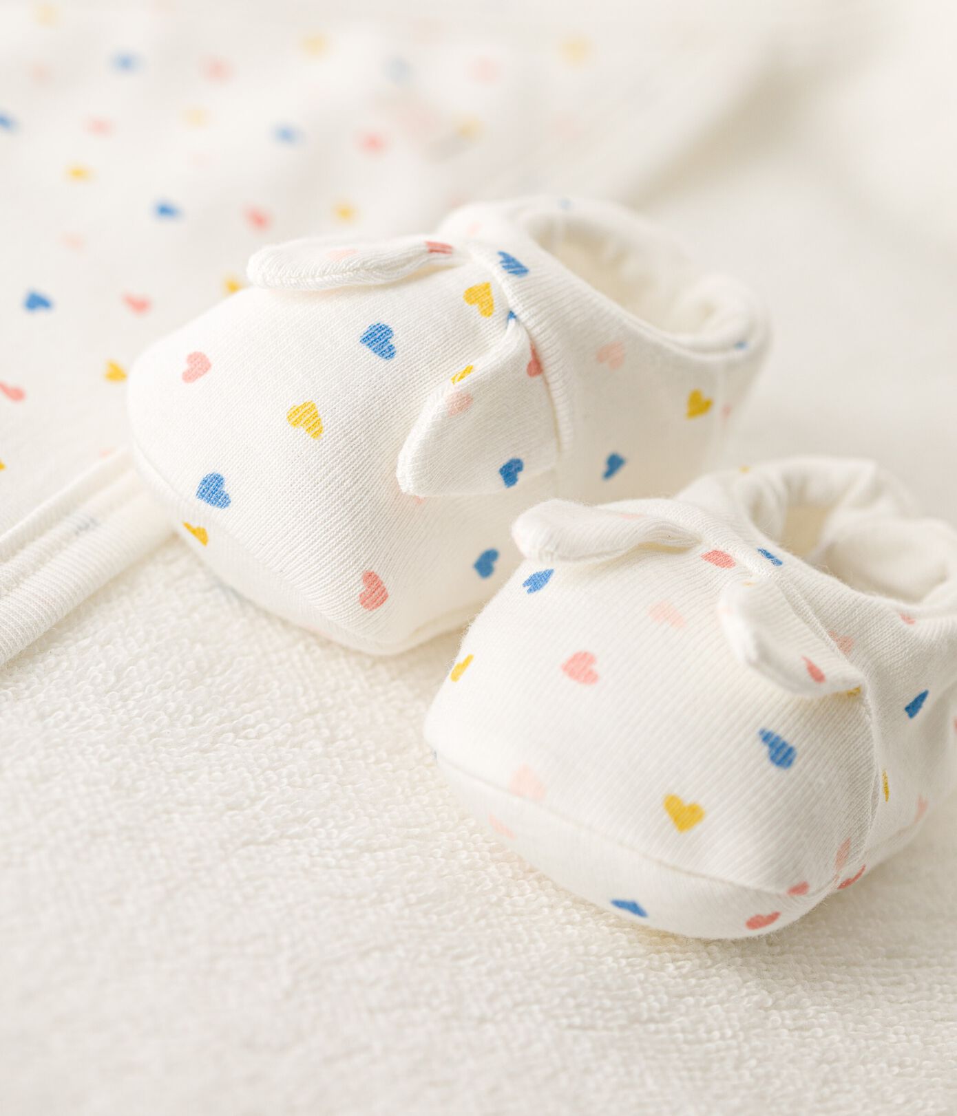 Carré de bain bébé en coton biologique