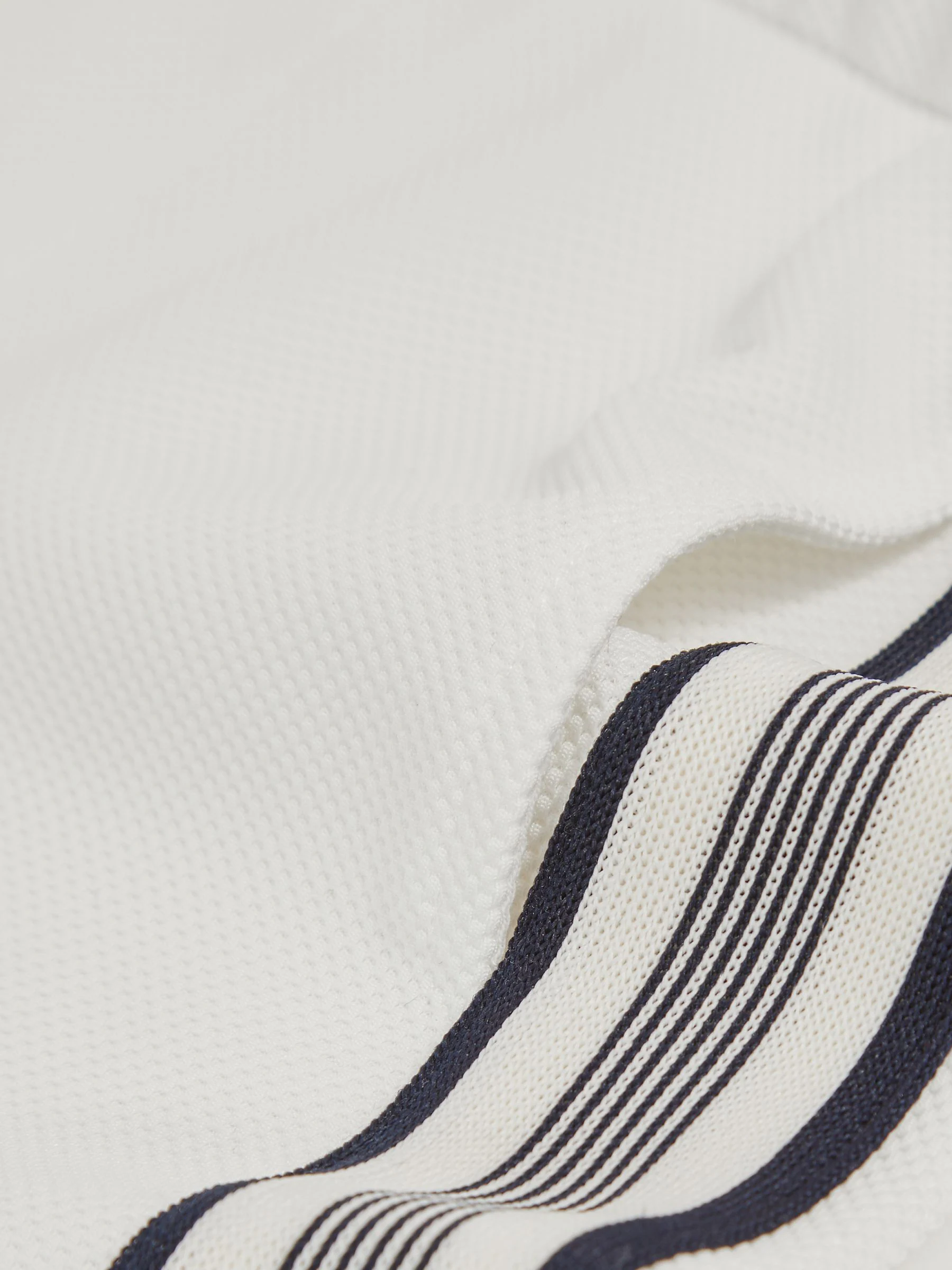 Wit - Reiss Terry Side Stripe Textured Shorts