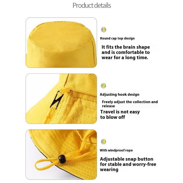 Hat Solhat Mesh Cap med bred skygge