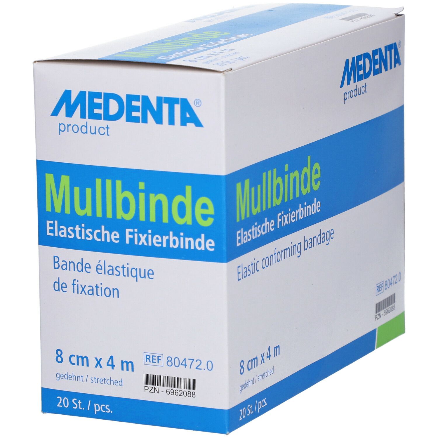 Mullbinde elastisch 8 cm x 4 m