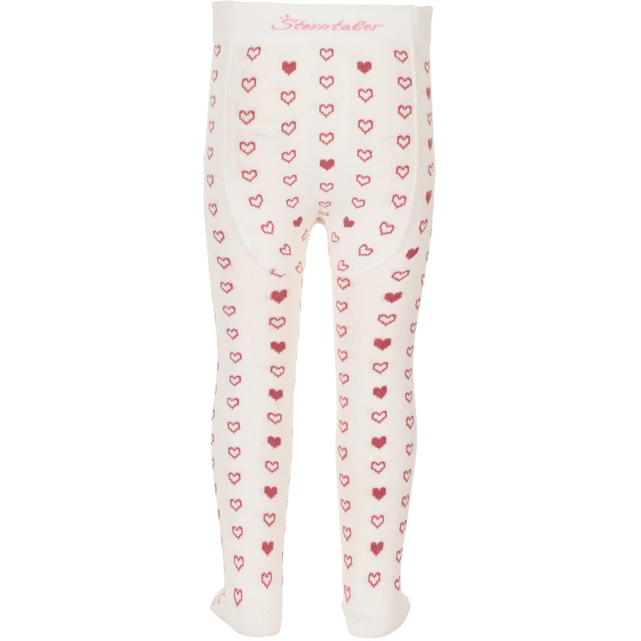 Sterntaler Strumpfhose Herzen ecru