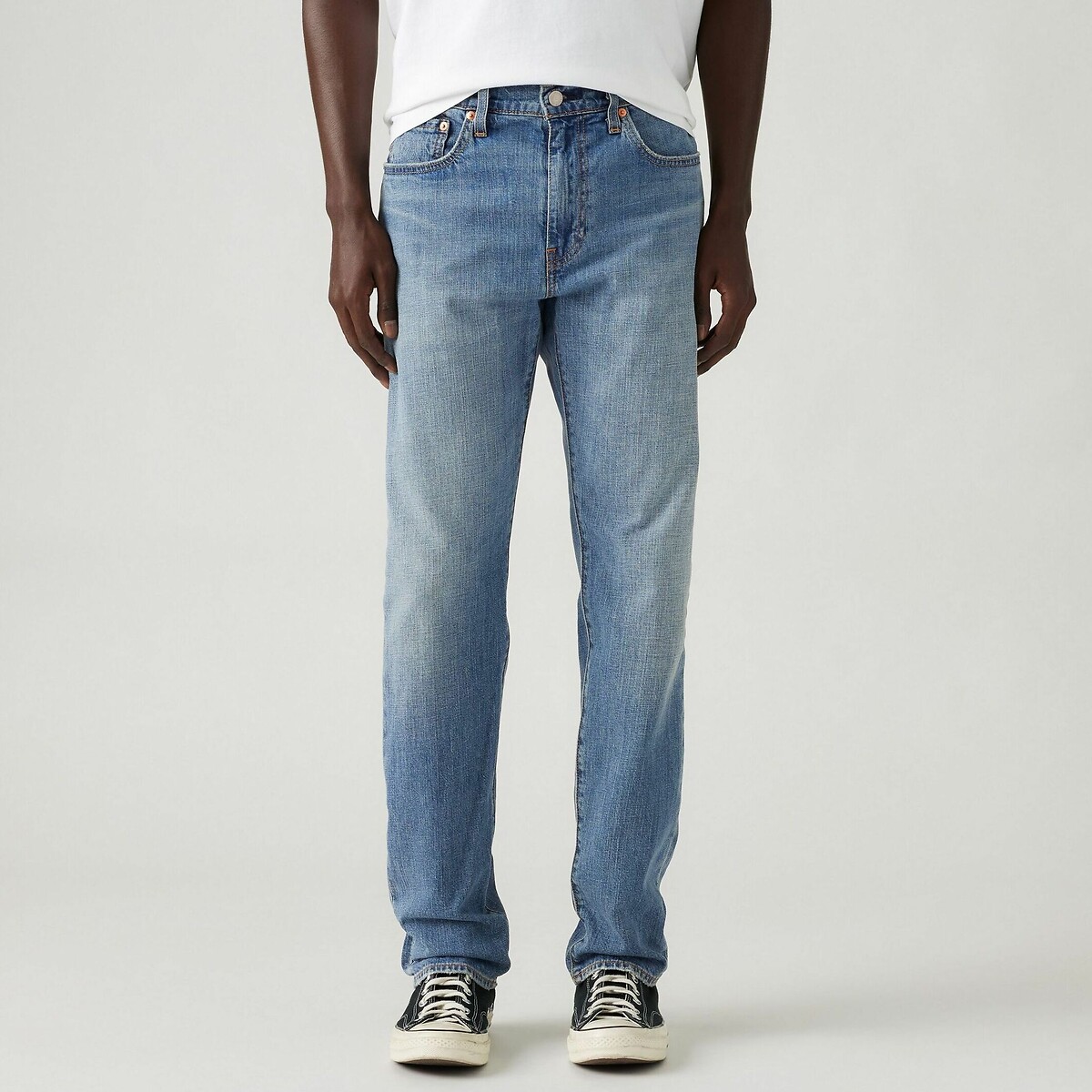 Calça jeans reta LEVI'S Taper 502® em algodão e linho