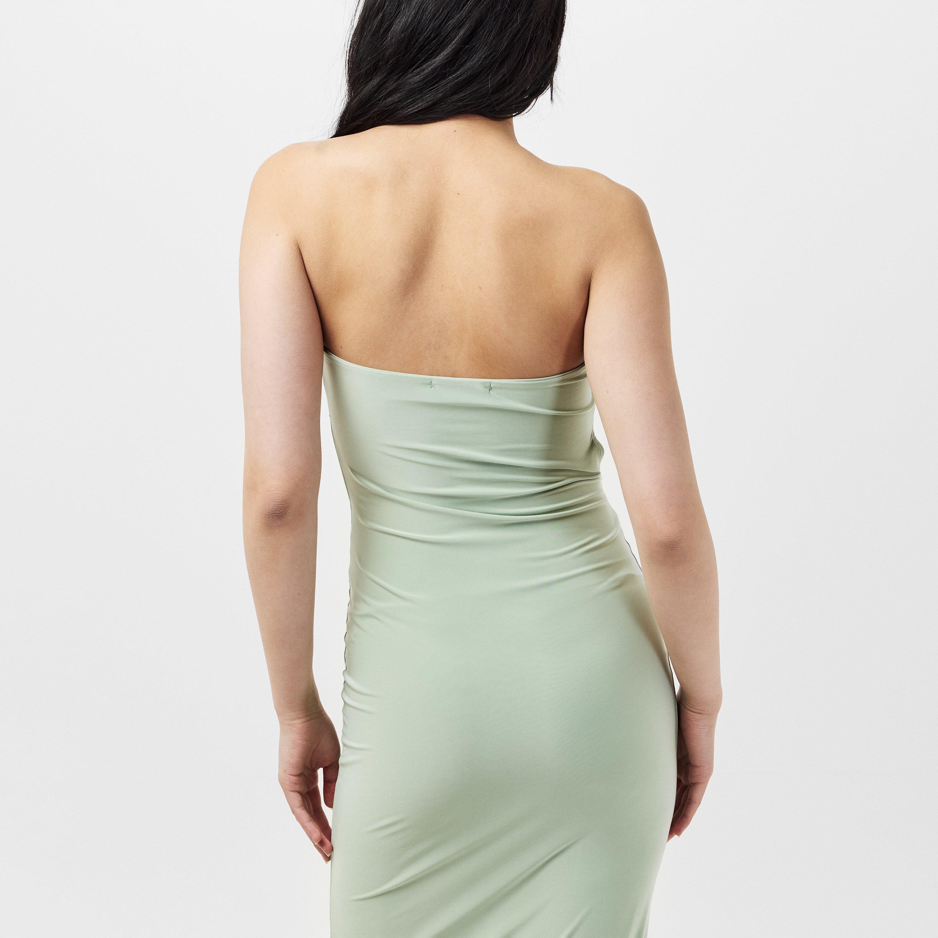 Missy Empire ME Slinky Bandeau Cut Out Maxi Dress Womens