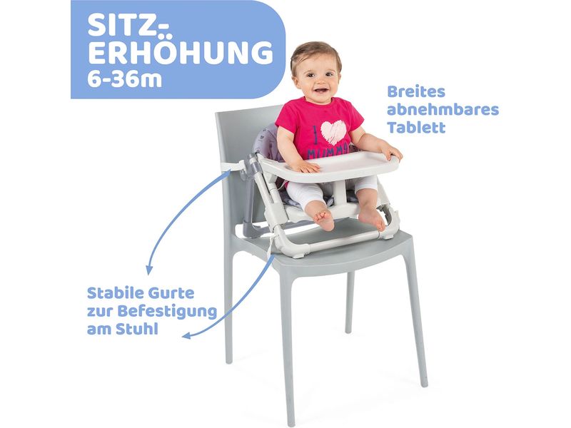 Chicco Sitzerhöhung Chairy Bunny Hochstuhl höhenverstellbar für optimale Nutzung