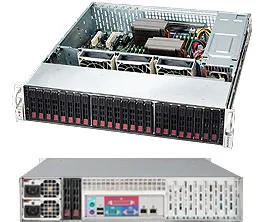 Supermicro SC216 BE1C-R920LPB - Rack-monterbar 2U - forstærket forlænger ATX - SATA/SAS - hot-swap 920 Watt - sort