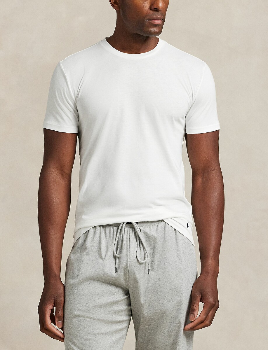 POLO RALPH LAUREN<br>Conjunto de 3 camisetas de gola redonda
