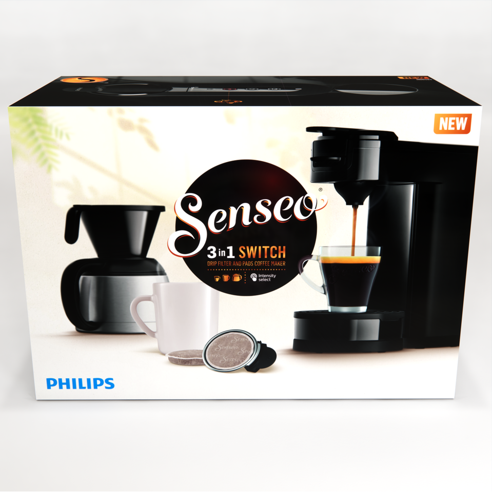 Senseo - Switch Kaffemaskine HD6594/60 - Sort