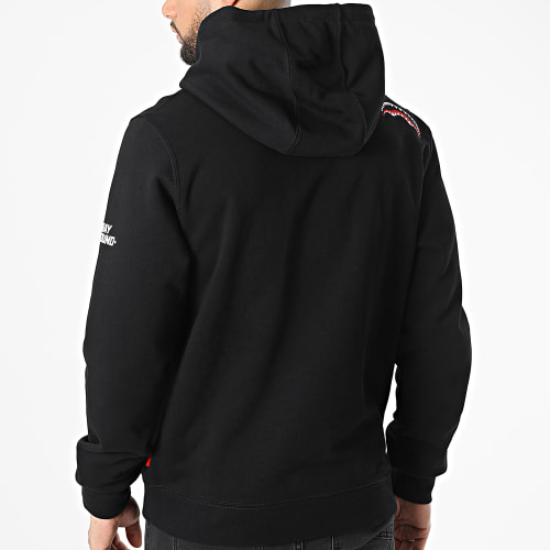 Sweat Capuche Camouflage SP103 Noir