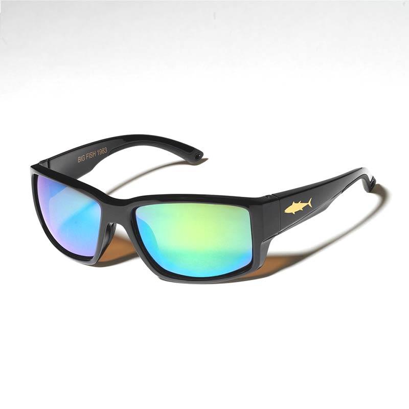 Lunettes Polarisantes Big Fish 1983 Gold Fish Tuna Green Blue Iridium