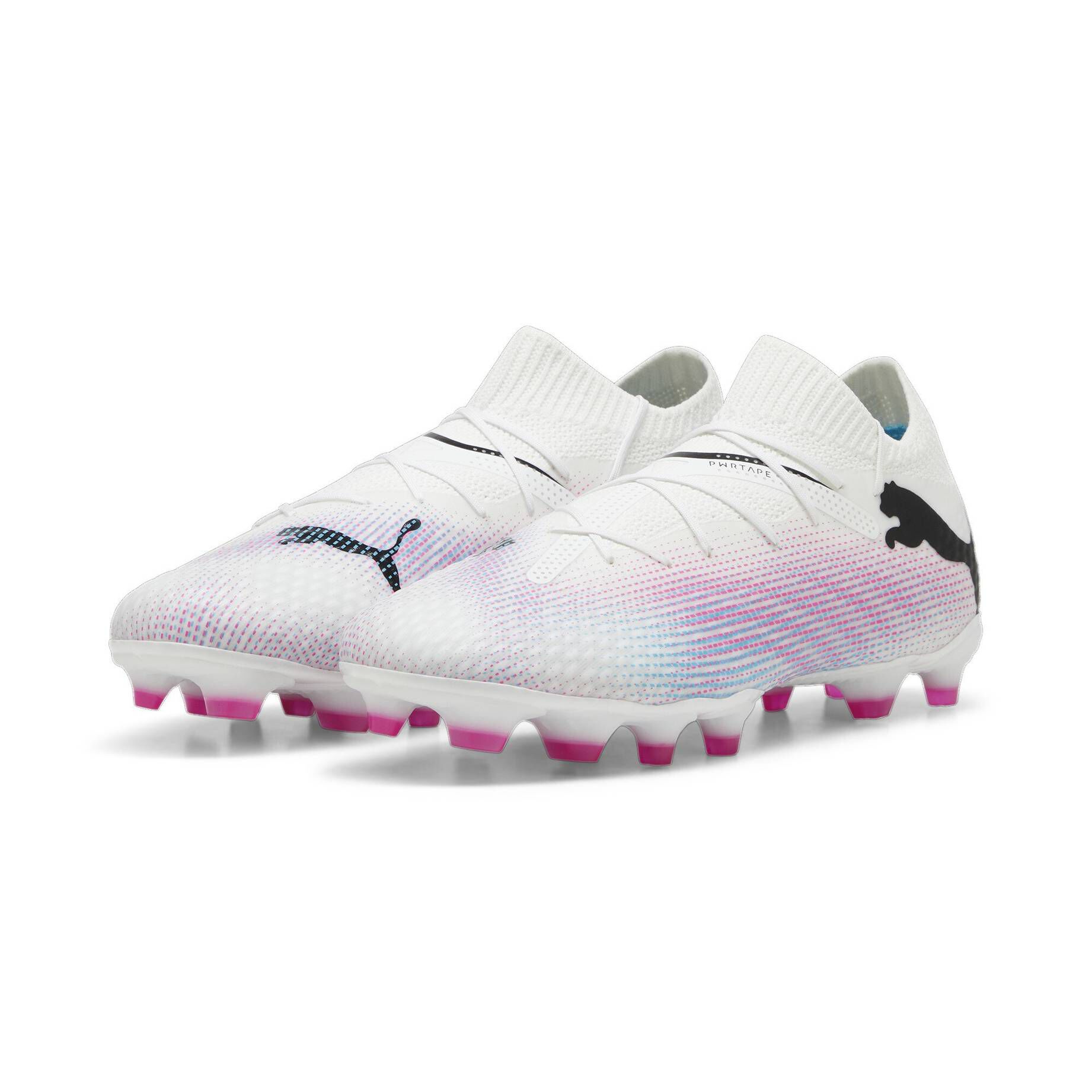 Puma| Herren Fußballschuhe Rasen und Kunstrasen FUTURE 7 PRO FG/AG white-black