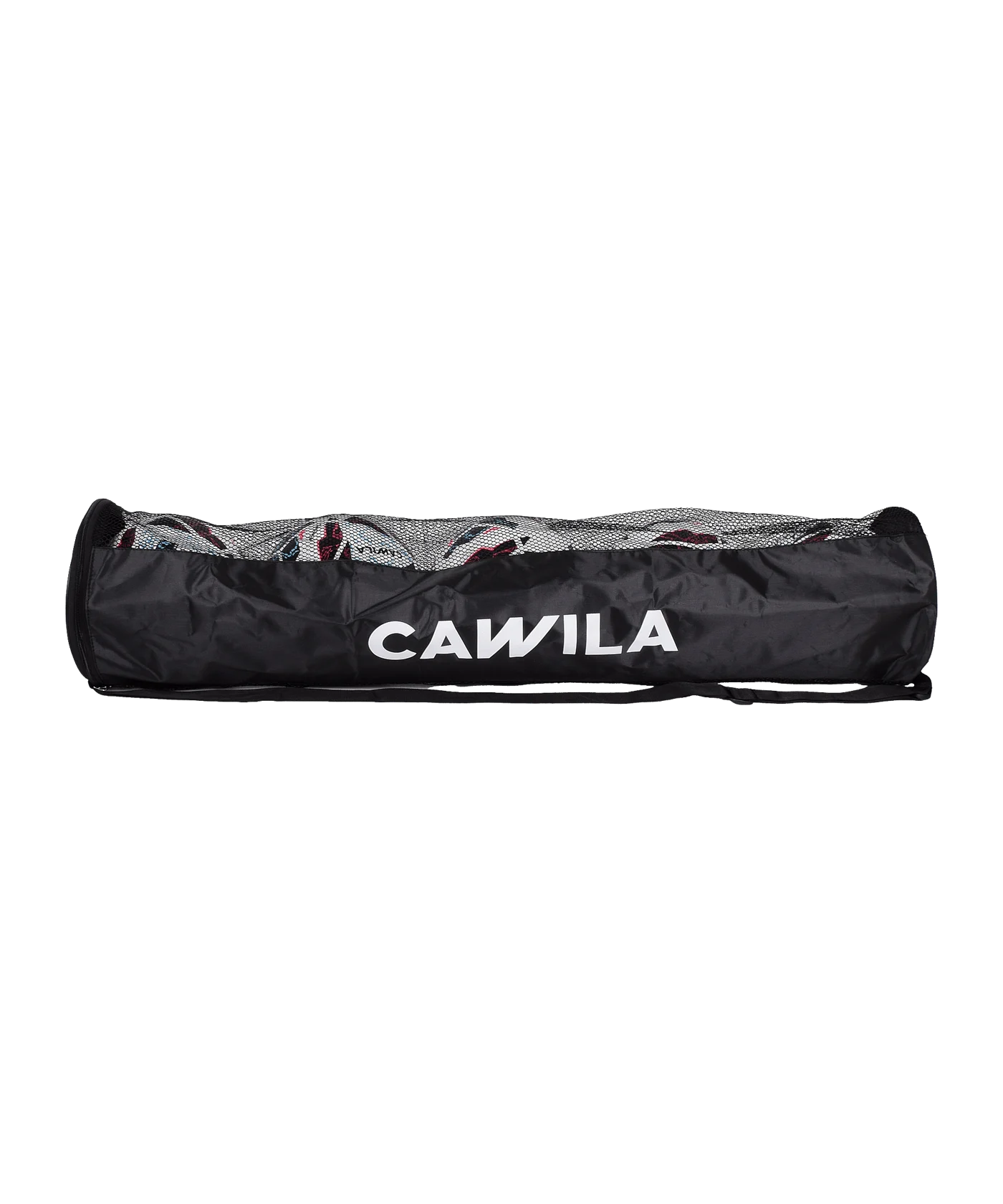 Cawila Ballschlauch 5 Fussbälle Schwarz