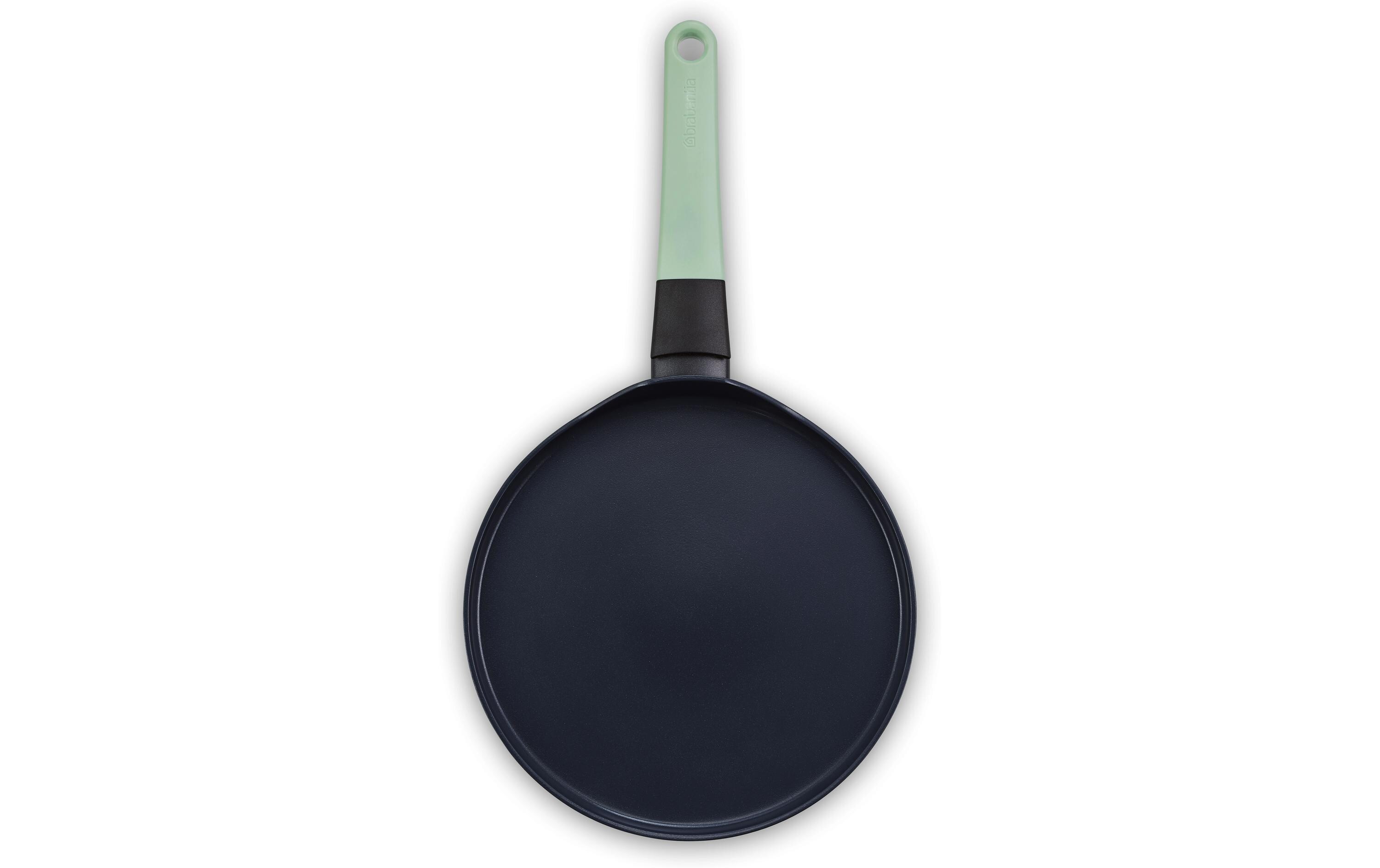 Crêpes-Pfanne Tasty+ 25 cm, Schwarz/ Jade GreenPancake-Pfanne mit Antihaftbeschichtung