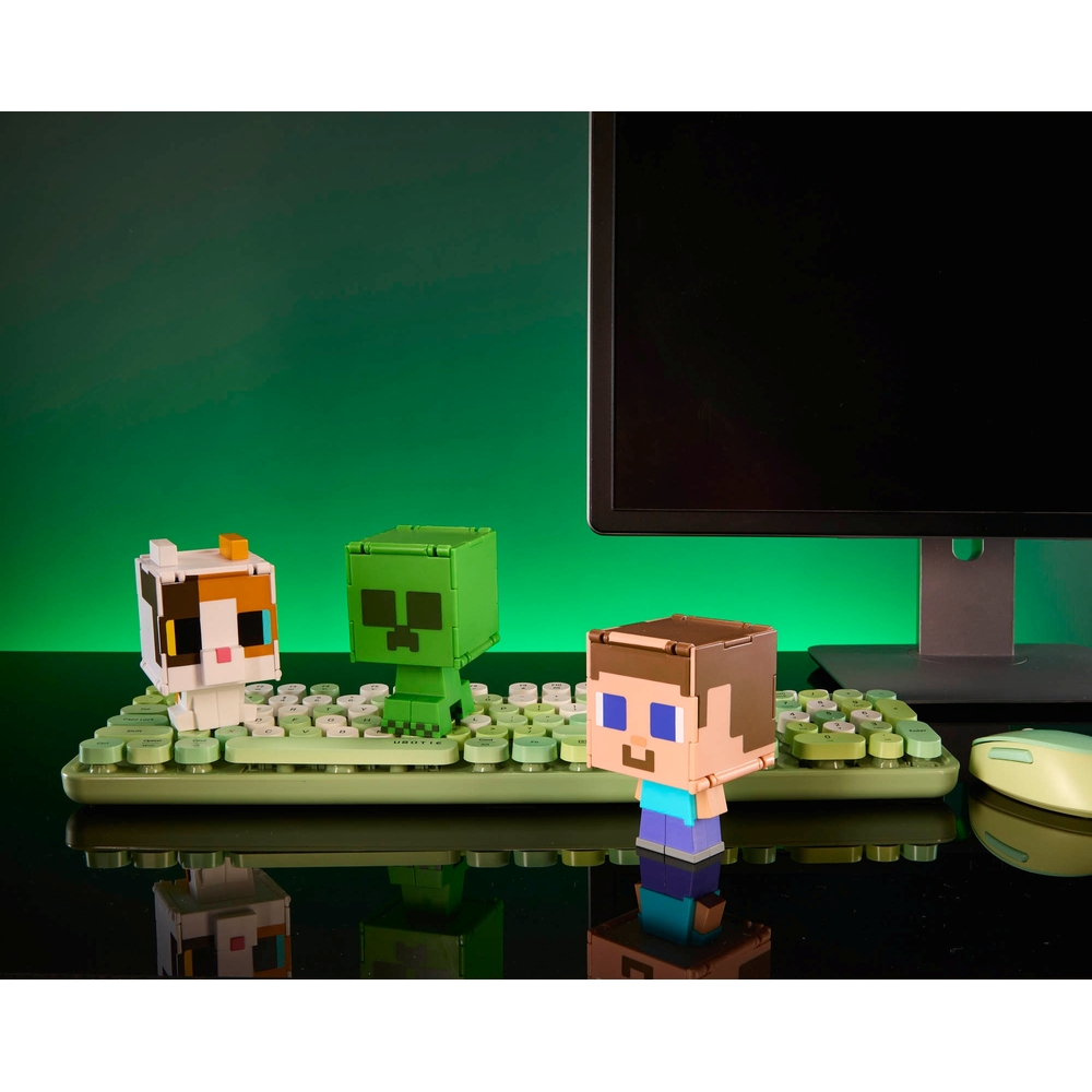 Minecraft 2-in-1 Creeper und Charged Creeper Flippin Figuren