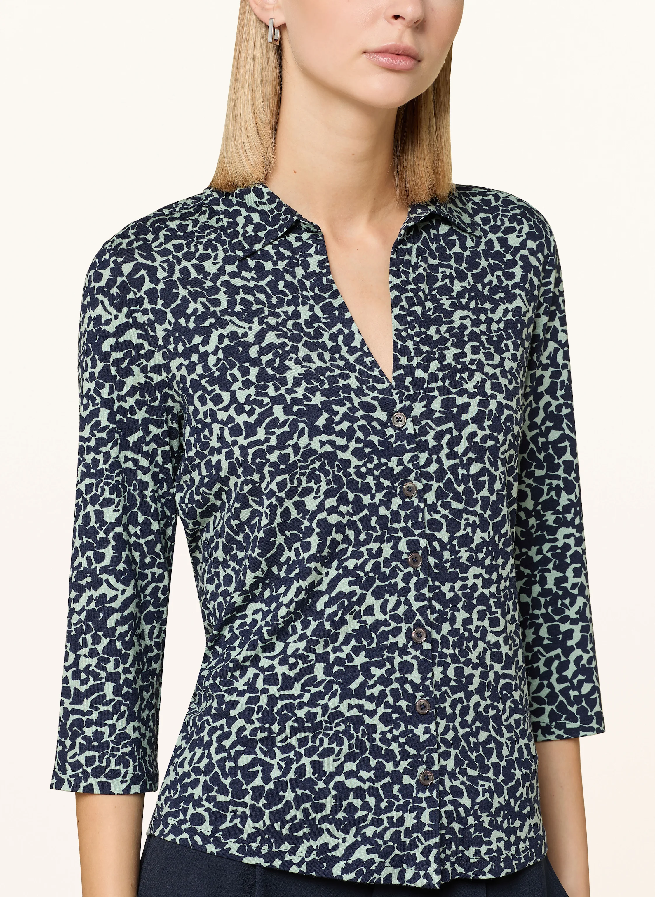 Marc O'Polo Hemdbluse mit 3/4-Arm aus Jersey