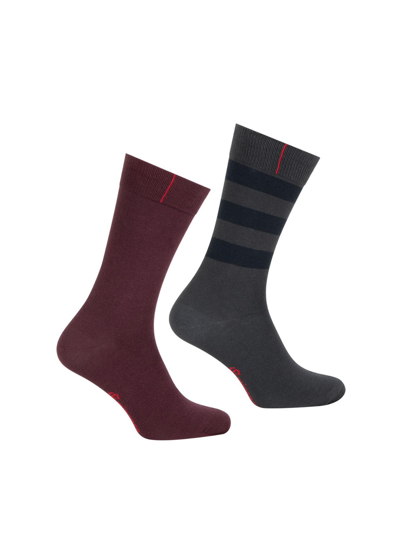 Lot de 2 paires de chaussettes mi-hautes
