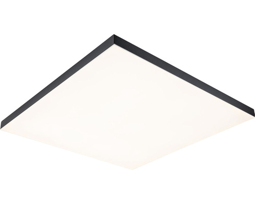 Frameloos dimbaar LED-paneel, 38,5 W, 2820 lm, 2700-6500 K, 59,5 x 59,5 cm, zwart, met afstandsbediening en nachtlampfunctie